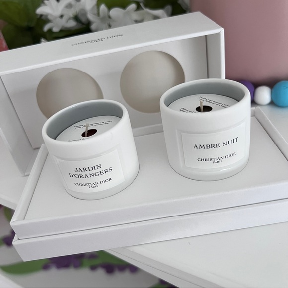 Dior Accents Brand New Deluxe Mini Christian Dior Paris Candle Set